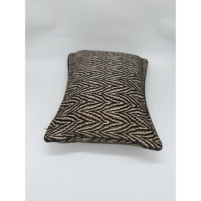 Lee Jofa Lee Jofa Blythe Weave Pillow Cover in Umber For Sale - Image 4 of 4