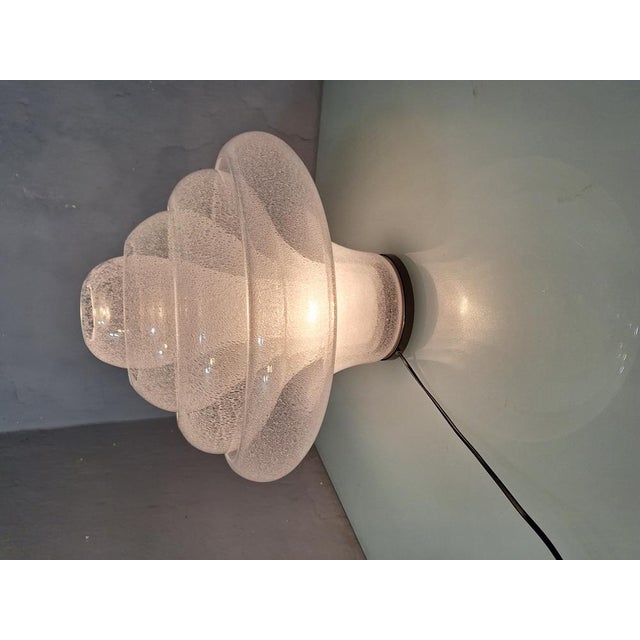 Black Lotus Pullegous Table Lamp in Murano Glass by Carlo Nason for Mazzega, 1980s For Sale - Image 8 of 18