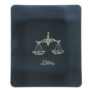 Couroc of Monterey Libra Zodiac Cocktail Tray For Sale