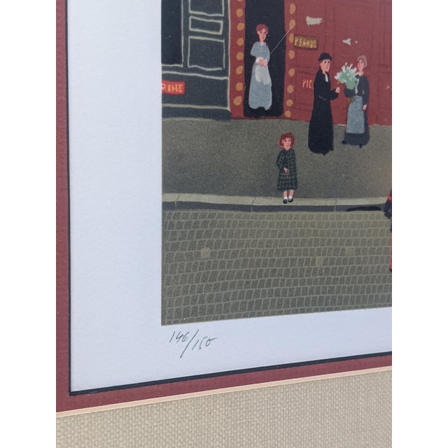 Late 20th Century Late 20th Century Michel Delacroix "Le Grand Bal" Pencil Signed & Numbered Limited Edition Lithograph 146/150, Professionally Framed For Sale - Image 5 of 16