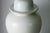 Pair of Large White Glazed Ceramic Temple Jars With Domed Lids For Sale - Image 4 of 8