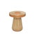 Not Yet Made - Made To Order Java Side Table in Tinted Rattan and Imitation Grained Leather by Popus Editions For Sale - Image 5 of 5