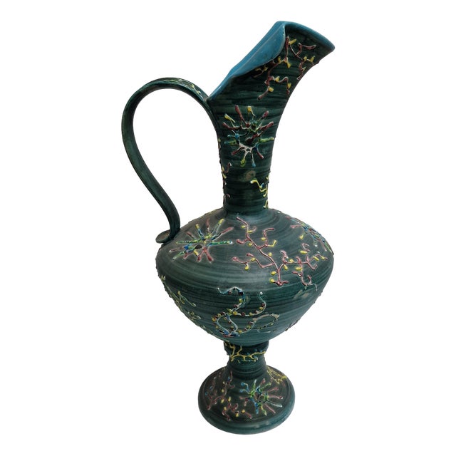 Deruta Ceramic Jug, 1950s For Sale