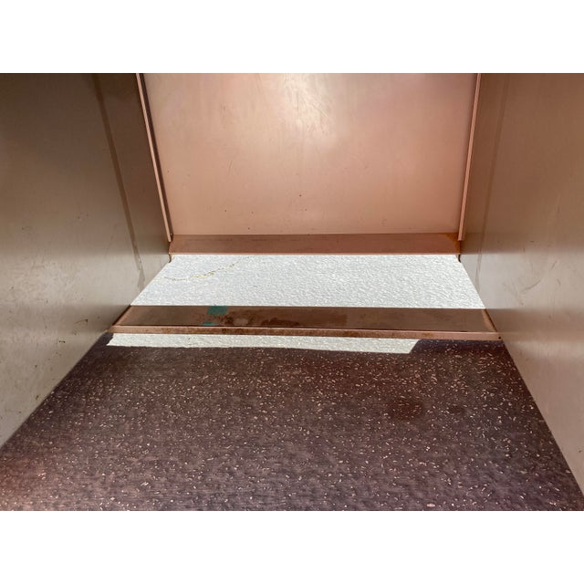 Mid-Century Modern Vintage Mid Century Metal Tanker Desk For Sale - Image 3 of 13