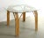 Fabulous vintage c.1960's/70's Hollywood Regency bamboo dining table with glass top! Great form to it, very sleek and...