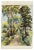 Trees of Forest is an original painting in watercolor by an anonymous French Master of the XX century. The state of...