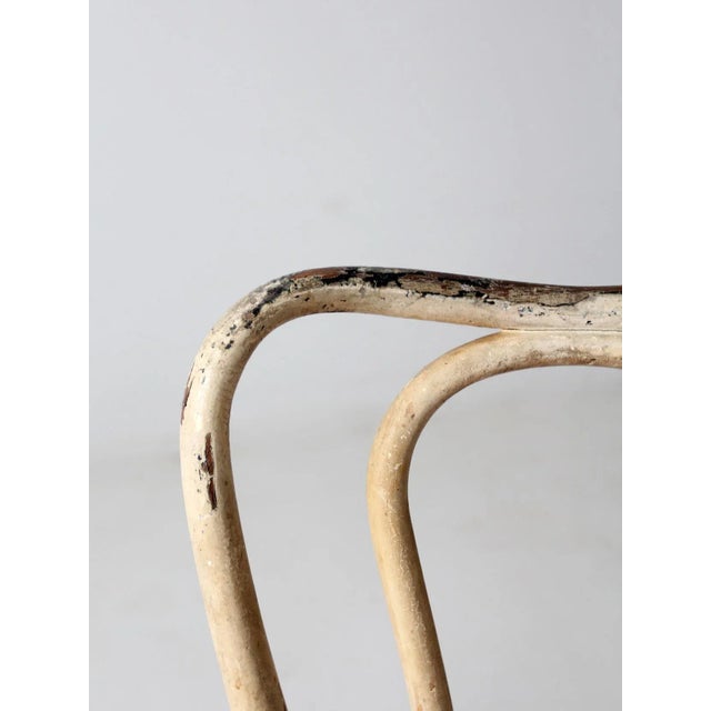 Antique Painted Bentwood Cafe Chairs Pair For Sale - Image 4 of 12
