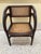 Early 20th Century Early 20th Century Rare Form Art Deco Arts and Crafts Period Settee Bench and Chair Set With Caned Seats and Backs For Sale - Image 5 of 12