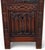 Wood Antique Tudor Oak Linen Fold Long Case Clock by E. Favot of Bleneau For Sale - Image 7 of 8