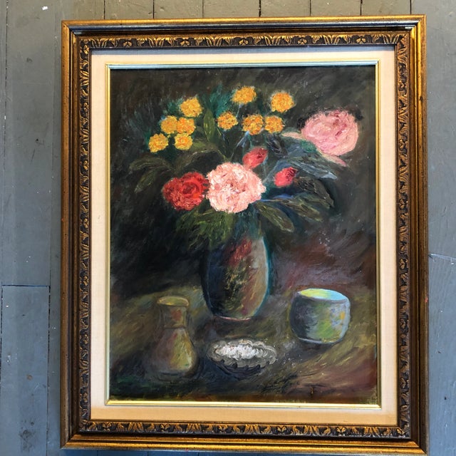 Vintage Original Still Life Painting (Sold at John Wanamaker)) For Sale In Philadelphia - Image 6 of 6