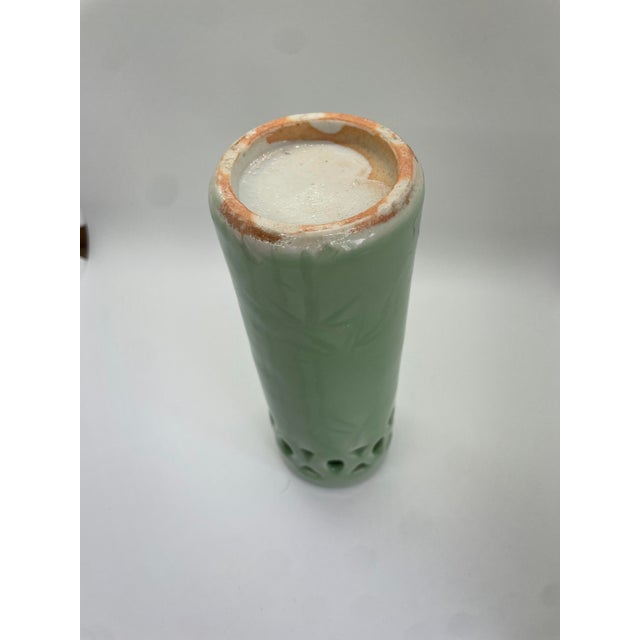Celadon Late 19th Century Chinese Celadon Glazed Porcelain Vase For Sale - Image 8 of 8
