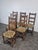 2000 - 2009 Rustic Chairs with Slatted Backs, Set of 6 For Sale - Image 5 of 12