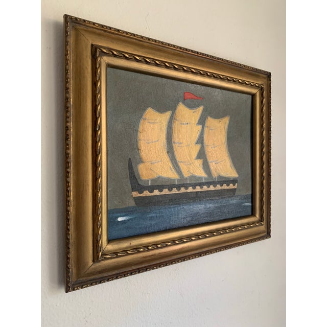 Contemporary Impressionist Style Seascape Painting on Canvas, Framed For Sale - Image 4 of 6