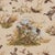 Schumacher Dog & Duck Fabric In Alabaster For Sale