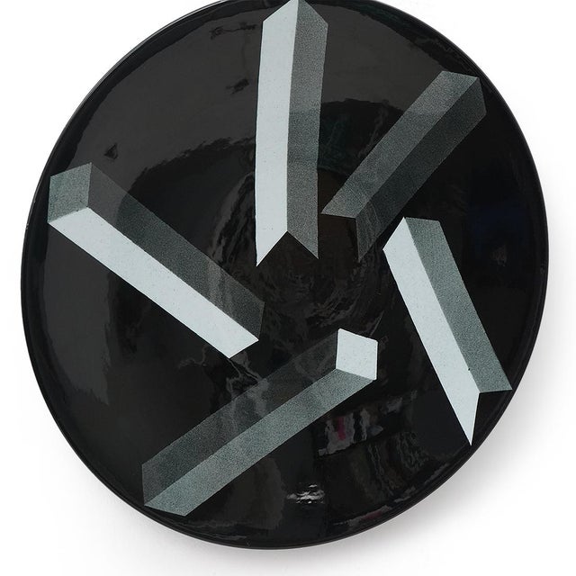 Atlantis Decorated Ceramic Plate by Rolf Sinnemark for Rorstrand, 1980s For Sale - Image 9 of 14