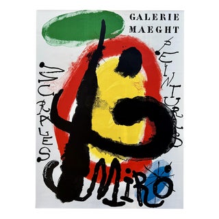Joan Miro, Peintures Murales, 1961, Original Lithograph For Sale