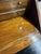 Offered is a vintage solid wood two piece secretary desk with illuminated display hutch. Top portion is removable and...