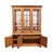 Wood Drexel Furniture Chatham Oaks Collection Early American Country Style 60" Lighted Display China Cabinet 186-435-6 For Sale - Image 7 of 16