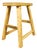 Vintage Rustic Stool in Elm For Sale