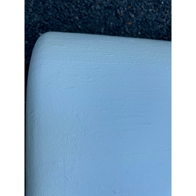 Vintage Karl Springer Style Linen Wrapped Scroll Table Chairish