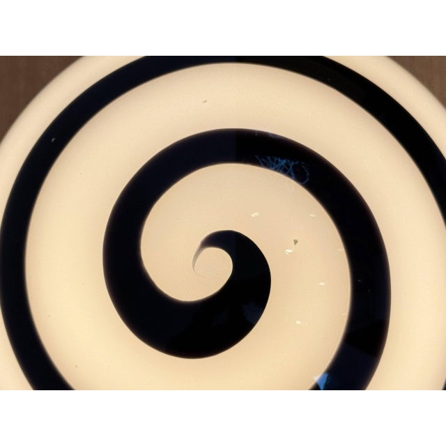 Large Glass Lamp with Zebra Pattern from Wofi Leuchten, Germany, 2000s For Sale - Image 14 of 18