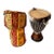 Professional West African Djembe Hand Carved Baobab Tree Drum With Case For Sale