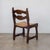 Brown Vintage French Oak Dining Chairs in the Style of Guillerme & Chambron, Set of 6 For Sale - Image 8 of 16