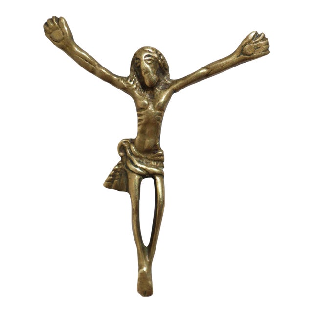 15th Century Medieval Bronze Corpus Christi, Portuguese For Sale