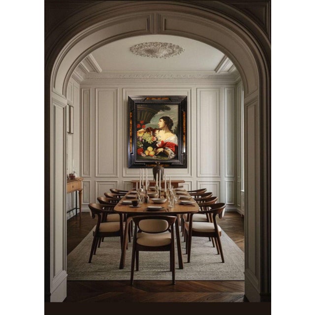 Abraham Brueghel, Girl with Flowers and Fruit, 1680, Oil on Canvas, Framed For Sale - Image 15 of 17