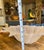 VTG Murano Glass Ceiling Pendant Light Globe Shade 1960s Barovier Venini 14.5” For Sale - Image 12 of 12