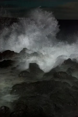 Waves Crashing by Garret Suhrie Print, 24" x 36"
