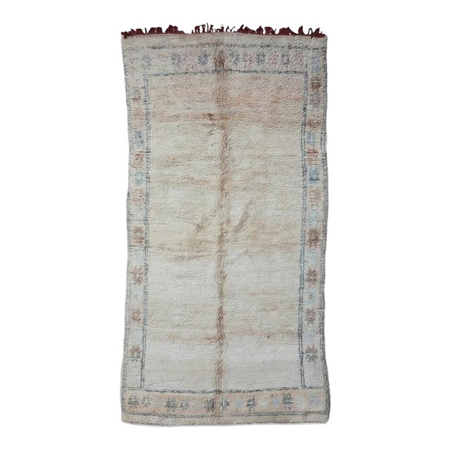 Vintage Boujad Moroccan Rug - 11.8 X 5.5 Ft For Sale
