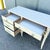 Thomasville Vintage Coastal Faux Bamboo Cream and Pink Desk With Hutch by Thomasville For Sale - Image 4 of 12