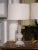 Traditional Pair of Brazilian Carved Rock Crystal Table Lamps on Acrylic Bases For Sale - Image 3 of 8