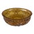 Vintage Dark Amber Serving or Decorative Bowl For Sale