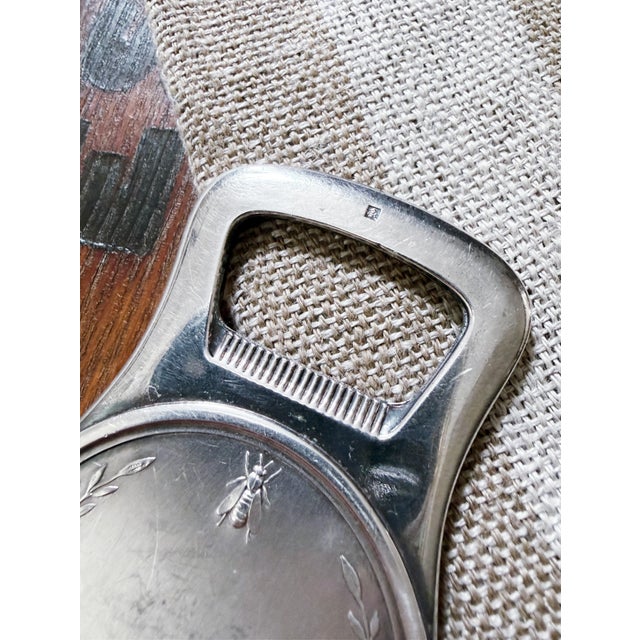 1960s Vintage Christofle Silver Plated Napoleon Bottle Opener For Sale - Image 5 of 5