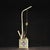 Brass Water Pipe With Cloisonné Enamel Base & Chain For Sale In Los Angeles - Image 6 of 9