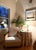 Donghia Lounge Chair in Rattan and Mahogany For Sale - Image 16 of 16