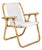 Folding Bamboo Chair, Italy, 1960s For Sale