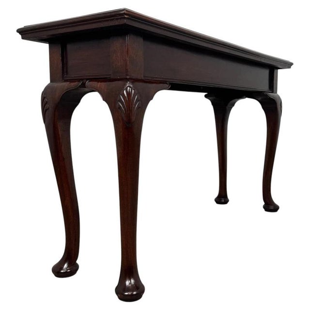 Antique English Mahogany Hall Table, 1800s For Sale - Image 3 of 10