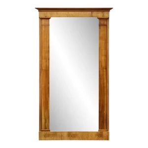 Biedermeier Style Pier Mirror of Cherry From France (H 62 1/4 X W 36 1/2)