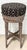 French Maison Jansen Louis XVI Style Swivel Barstool For Sale - Image 3 of 5