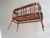 Brown Vintage Bench in Wood For Sale - Image 8 of 16