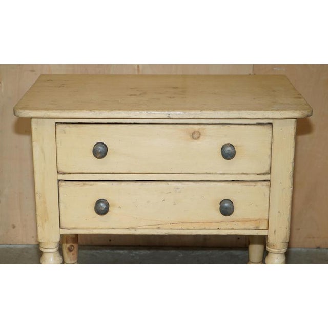 Antique Georgian Pine Housekeeper's Drawers Sideboard, 1800s For Sale - Image 4 of 18