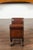 English Petite English 1920s X-Form Leather Stool with Out-Scrolling Arms and Nailheads For Sale - Image 3 of 11