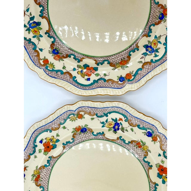 Vintage Mason's Ironstone China Plates Made in England - Set of 8 For Sale - Image 11 of 12