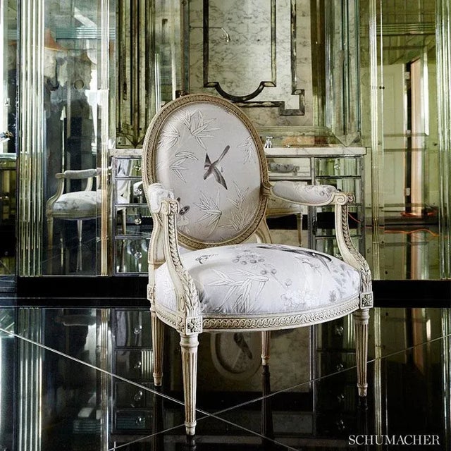 Based on a rare 18th-century document and handmade by one of Europe's premier engravers, this design comes in panels with...