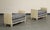 Paper Parchment Benches Inspired by Jean Michel Frank, Mid-Century Modern Style For Sale - Image 7 of 16