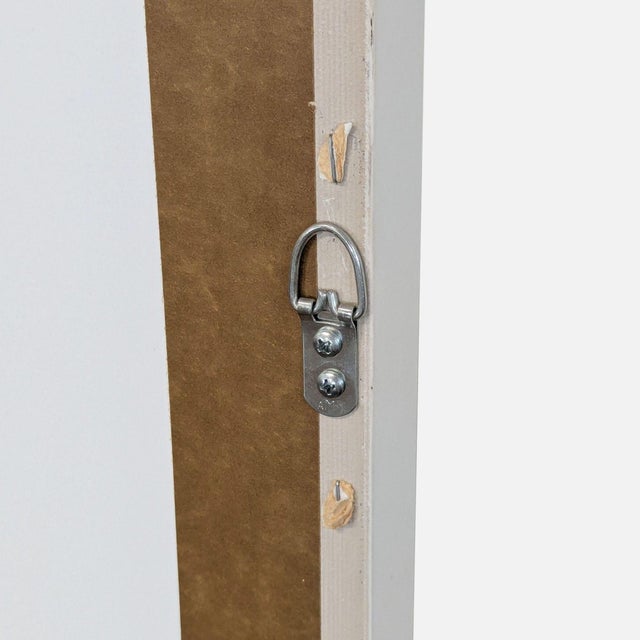 Maker & Moss “Pushing Paint” Abstract Blue Brushstroke Painting – Framed Wall Art For Sale In San Francisco - Image 6 of 7