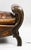 Brown Regency Style Leather Stool, 1919 For Sale - Image 8 of 9